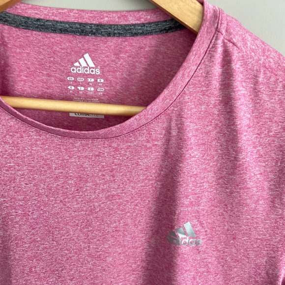 ADIDAS WORKOUT TOP PINK SIZE LARGE - Picture 2 of 3